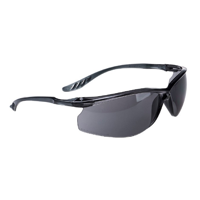 Neon Anti-Scratch Safety Specs Grey Lens