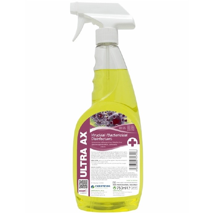 Clover Ultra AX Virucidal/Bacterial Disinfectant 750ML