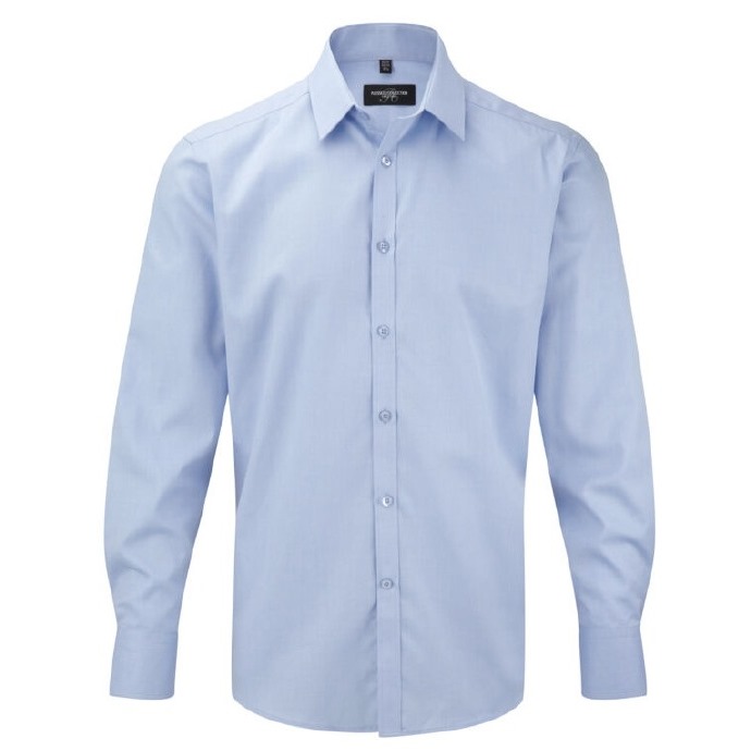 Mens Superfine Cotton Herringbone Shirt