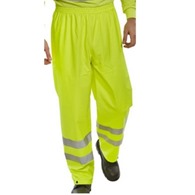 Hi-Vis PU Rain Trousers