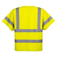 Hi-Vis Zip Vest Short Sleeve