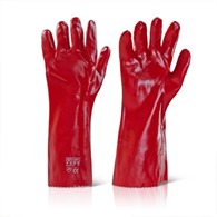 Gauntlet- Red PVC 16"