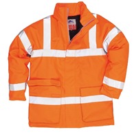 Flame Retardent Hi-Vis Jacket - Orange