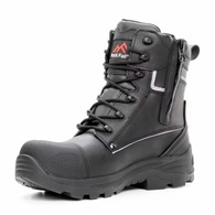 Rock Fall Shale Black Side Zip Safety Boot