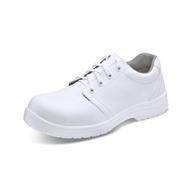 Micro-fibre White Safety Shoes