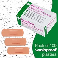 Plasters Waterproof Flesh Colour 72 x 25mm
