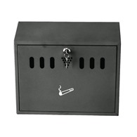 Wall Mounted Ashtray Black
