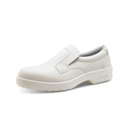 Safety White Slip-on Shoes