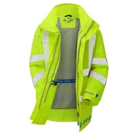 Hi-Vis Pulsar Evolution Storm Coat with Hood