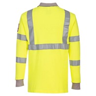 Hi-Vis FR Long Sleeve Polo Shirt