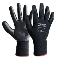 103BB Black Black Nitrile Coated Work Gloves - CASE 240