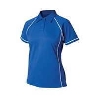 Ladies Finden &amp; Hales Ladies Piped Performance Polo