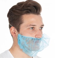 Beard Snood W/B Disposable Pack 100