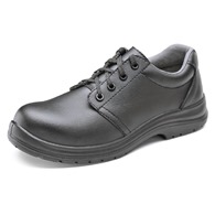 Micro-fibre Black Safety Shoes