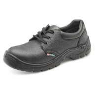 Safety Roll Top Black Shoes