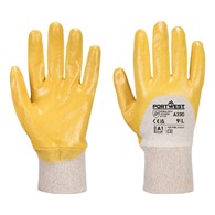 Nitrile Light Knitwrist Glove