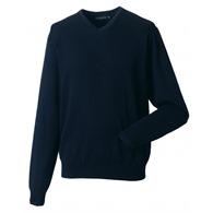 Mens Knitted V Neck Jumper