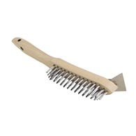 Wire Brush Wooden 4 Row