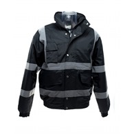 Hi-Vis Classic Bomber Jacket Black