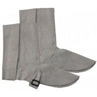Chrome Leather Gaiters with extra velcro