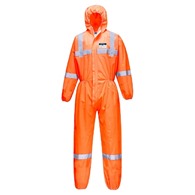 Biztek Hi-Vis Disposable Boilersuit