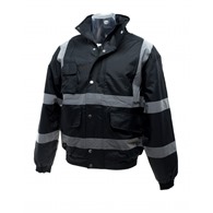 Hi-Vis Classic Bomber Jacket Black
