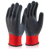Latex Fully Coated Poly Gloves