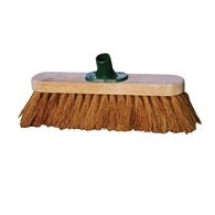 Broom Head-Wood-12" Natural Coco 7P