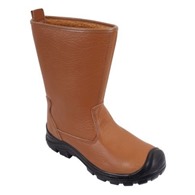 Safety Fur Lined Tan Rigger Boot