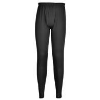 Base Layer Long Johns Black